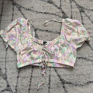 Wild Fable Tie Front Crop Top NWOT